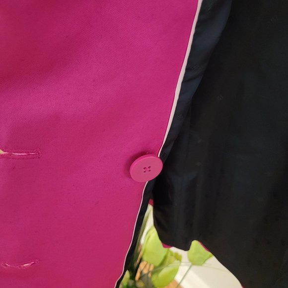 Banana Republic Fuchsia Pink Short Cotton Peacoat US S - Picture 6 of 12